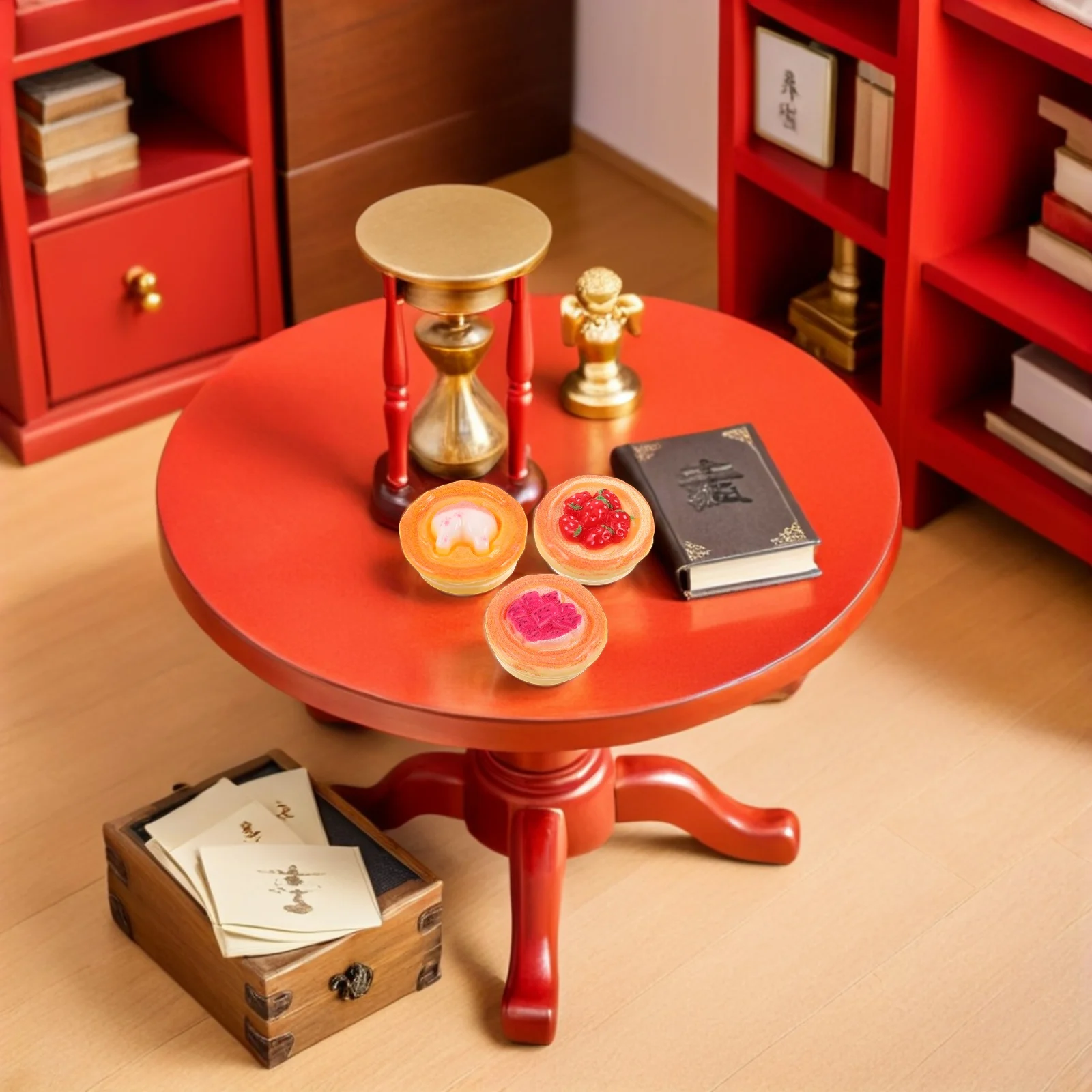 10 قطعة بيضة صغيرة تارت مصغرة الغذاء وهمية الحلوى زينة دمية اكسسوارات المطبخ التظاهر اللعب لعبة الطبخ مجموعة مايكرو