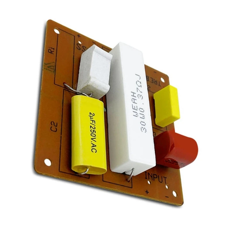 2 Way Speaker Frequency Divider Module Treble Bass Hi-Fi Filter Distributor Board for DIY Speaker