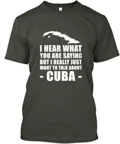 Cuba Travel Gift T-Shirt Made in the USA Size S to 5XL