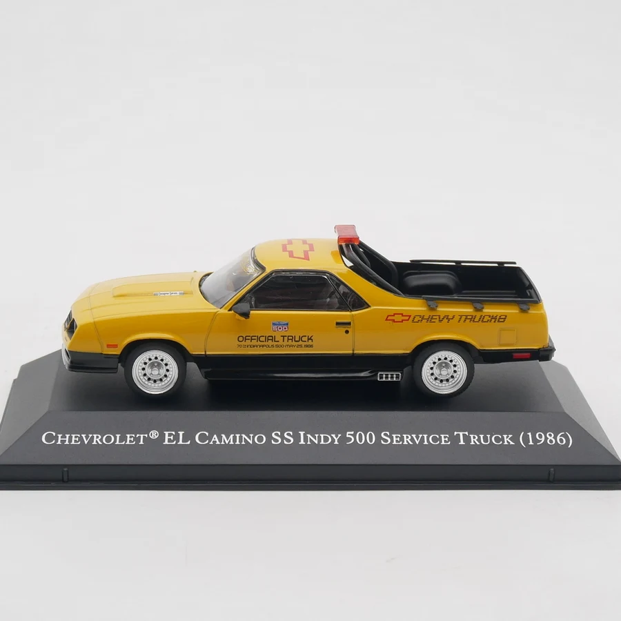 Toy Vehicle Collection Ixo 1:43 CHEVROLET EL CAMINO SS INDY 500 SERVICE TRUCK 1986 Diecast Car Model
