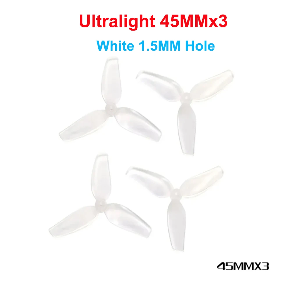 HQProp 40 mm Hohlbecher-Propeller, Durchmesser 40 mm, 3-Blatt-Wellenloch, 1 mm Polycarbonat, 31 mm, für Meteor65 Air65 FPV-Flugzeugmodell – Detail 19