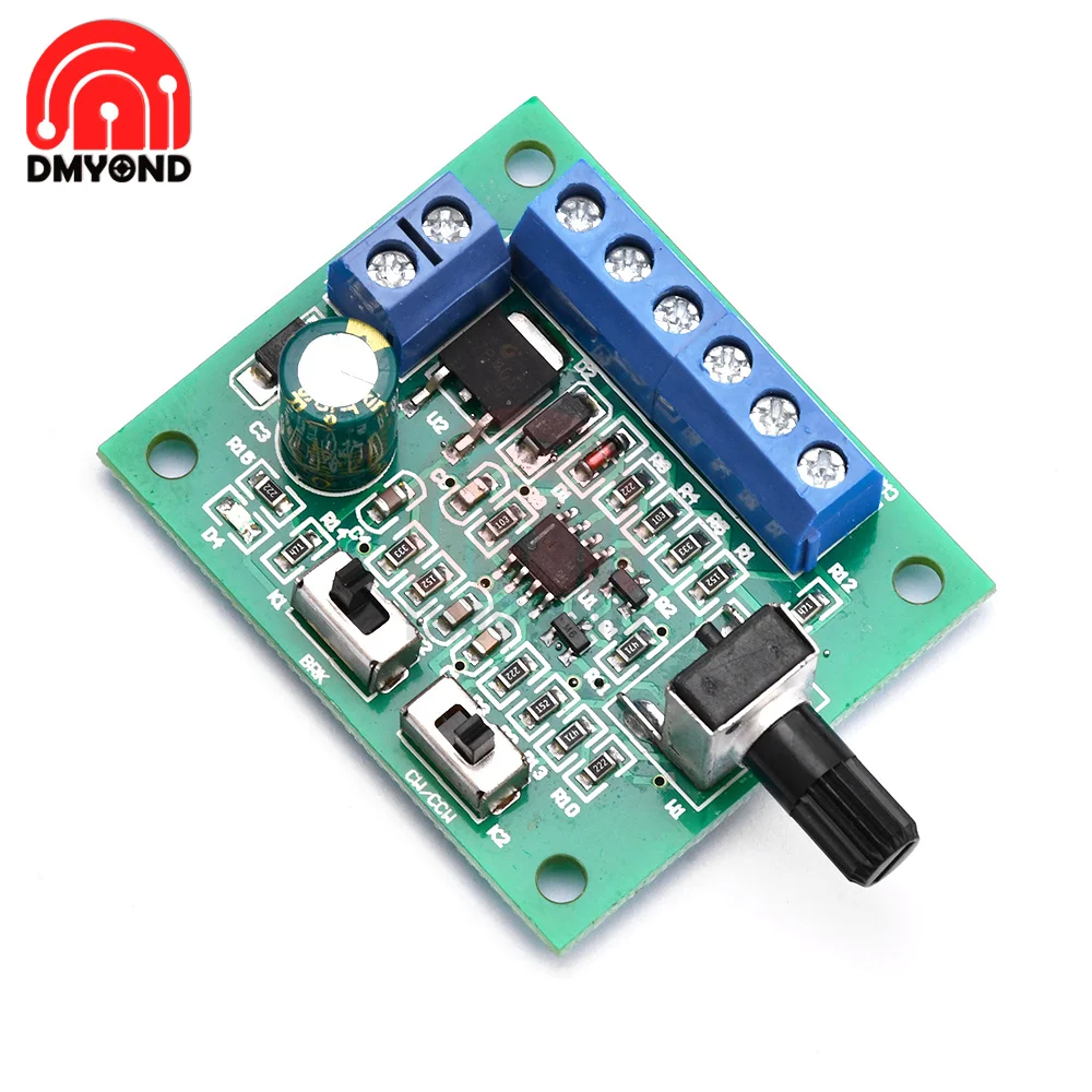 DC8-24V Brushless DC Motor Speed Controller Driver PWM Speed Control Board Pinpoint Regulator Forward And Backward Control 18KHz