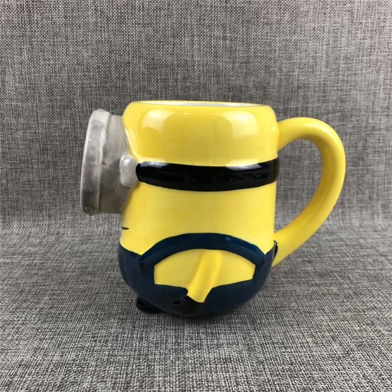 3D Cartoon YellowM Ceramics Mugs coffee mug Milk Tea office Cups Drinkware the Best birthday Gift