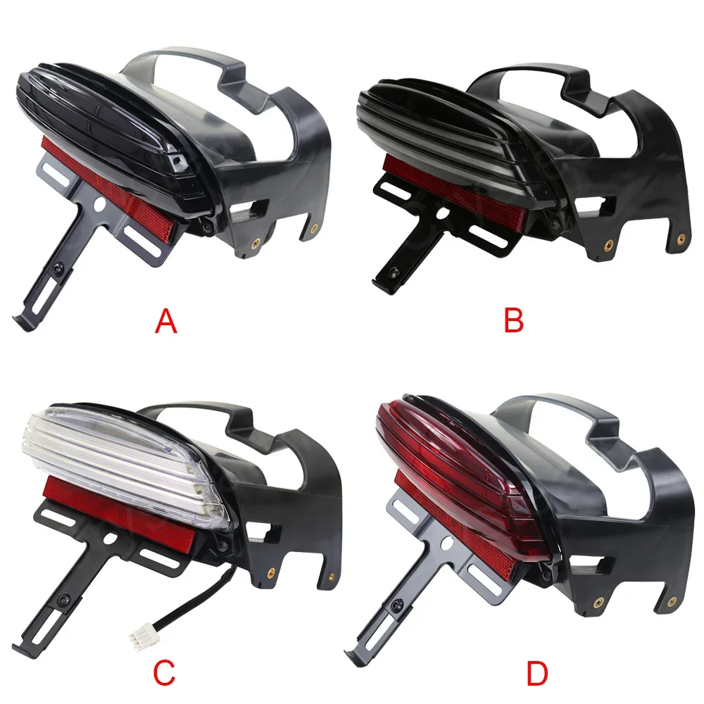 

Motorcycle Tri-Bar Rear Fender LED Light Brake Tail Lights w/Bracket For Harley Dyna Fat Bob FXDF 2008 2009 2010 2011 2012 2013