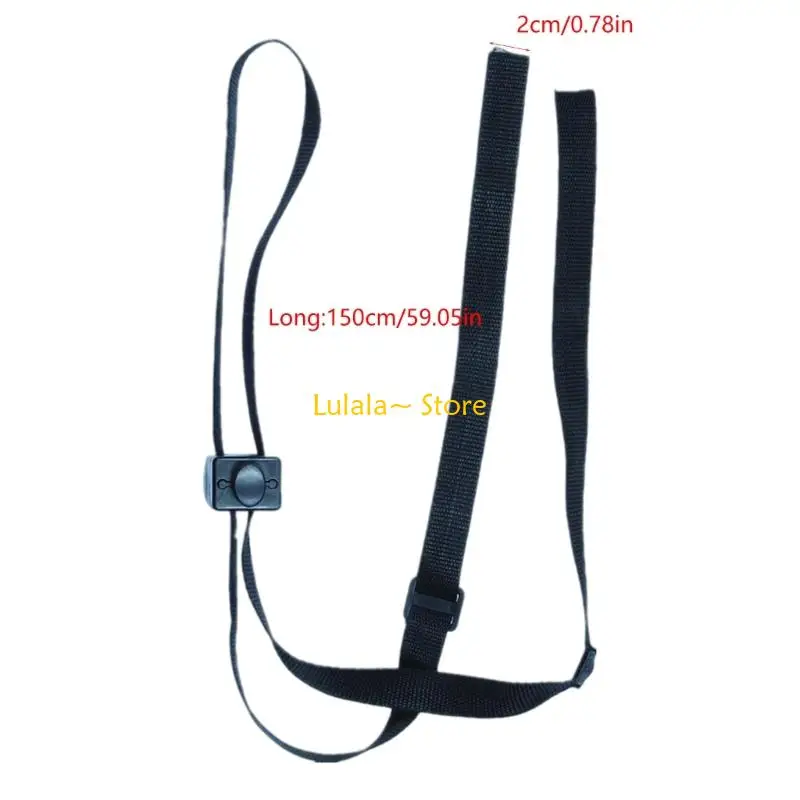 Y4QA Infant Strollers Strap With Safety Lock Nylon Fabric Easy Installation Backrest Support Tension Straps
