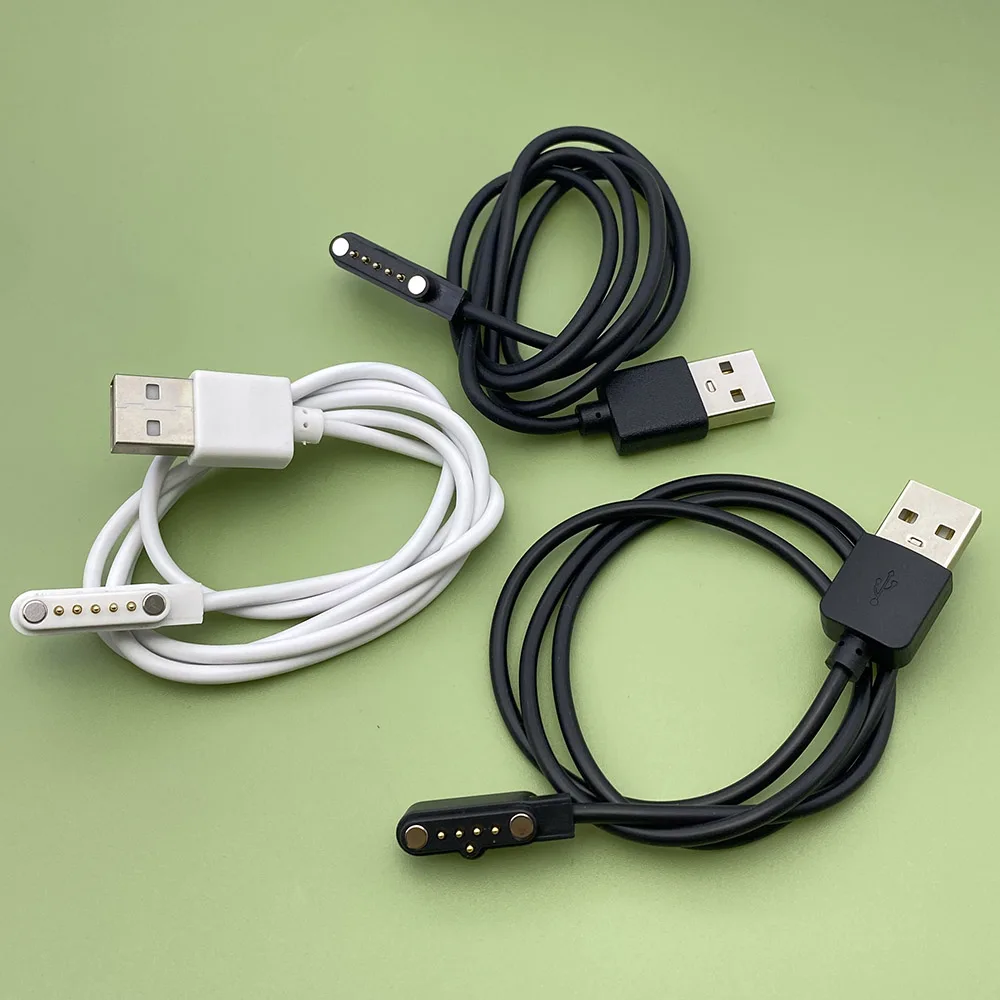 어린이용 스마트워치 충전 케이블, 5핀 포고 마그넷 케이블, USB 2.54mm 충전 케이블 (A20, A20S, TD05, V6G 마그네틱 충전용)