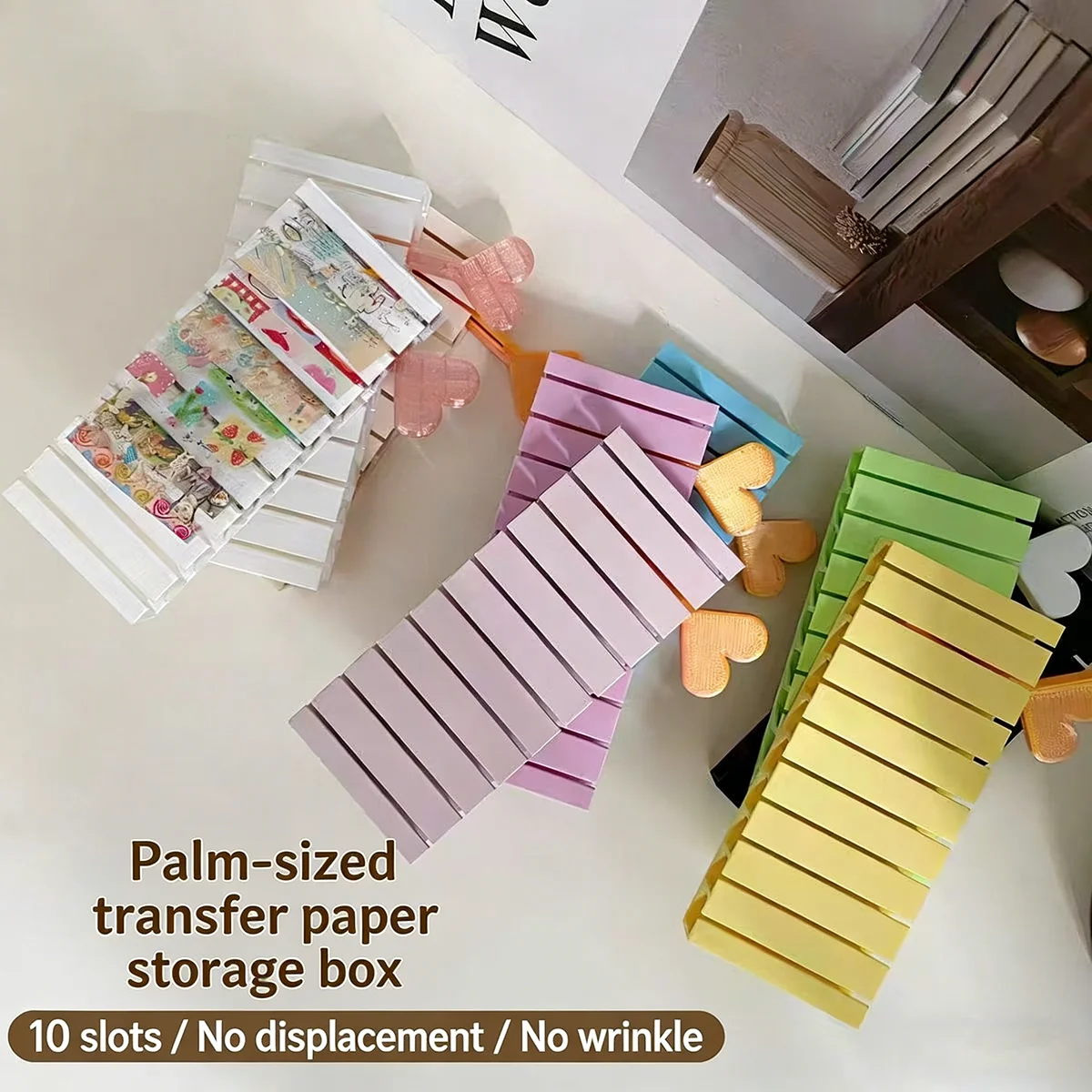 Nagelfolien Gradient Transferfolie Aufbewahrungsbox Nagelkunst-Aufkleber Streifen Blumen Maniküre-Abziehbilder Nageldekoration