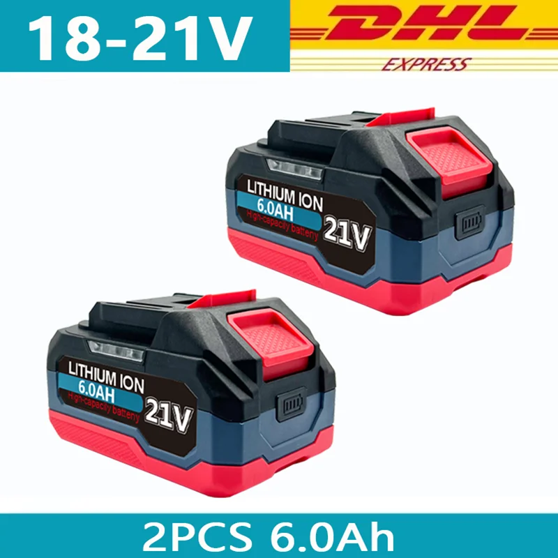 21V 6.0Ah 12.0Ah Voor Makita 18V Batterij Power Tools Li-Ion Vervanging LXT BL1850 BL1860 DDF487 voor 18V Schroevendraaier met BMS