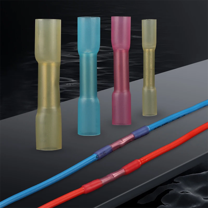 

Heat Shrink Butt Terminals waterproof seal up Insulated Electrical Wire Connectors Cable Crimping Terminals Heat shrinka