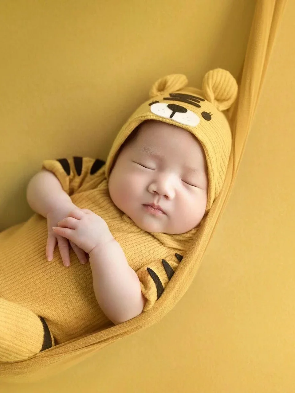 Newborn photography costume tiger style full moon hundred day photo baby photography costume disfraz bebes  신생아사진