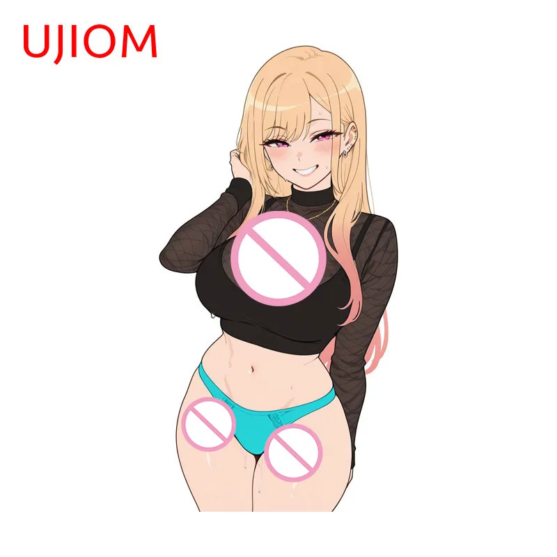 UJIOM Marin Kitagawa Wall Sticker No Correction Alluring Fashion Scratch-Proof JDM Decal Suitable For Cupboard Air Conditioner
