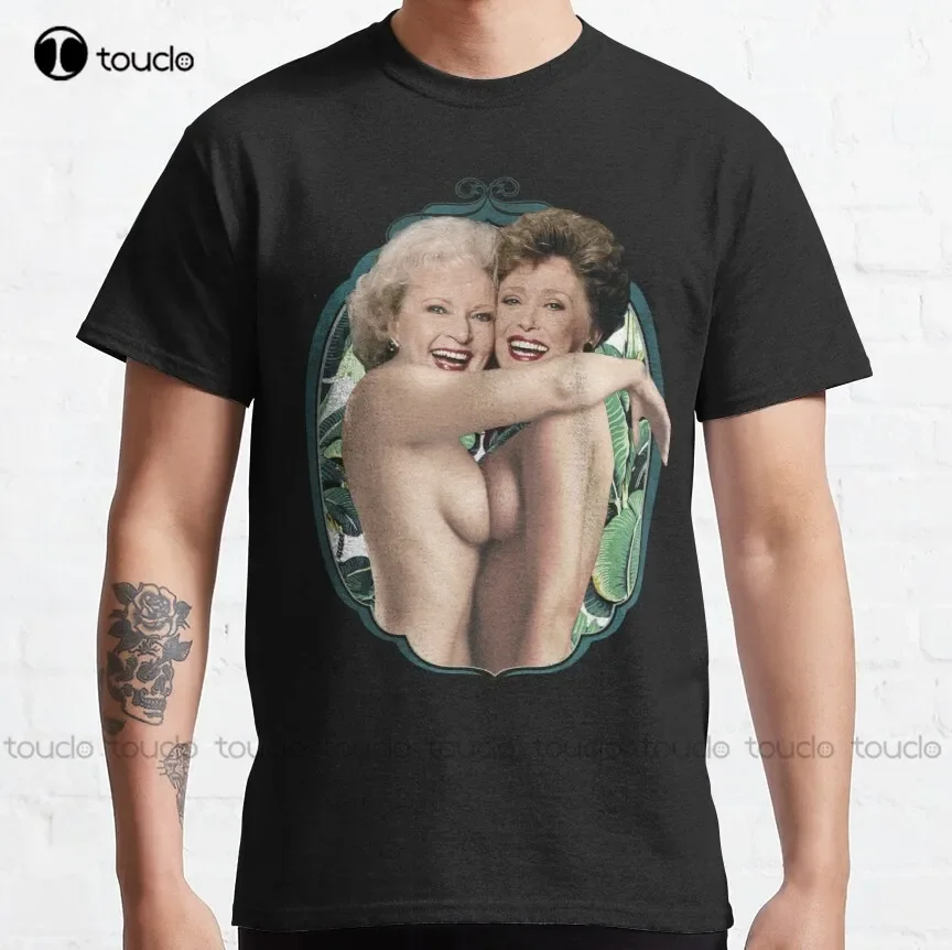 Golden Girls - Blanche & Rose Classic T-Shirt Women T Shirts Custom Aldult Teen Unisex Digital Printing Tee Shirt Xs-5Xl New