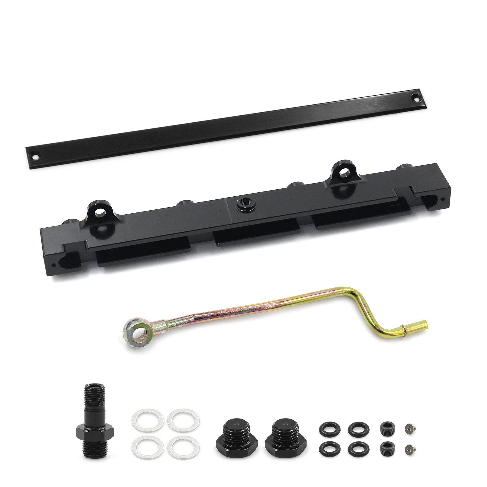 high Volume Fuel Rail Kit for Honda 02-06 for Acura for RSX for Civic K20 K20A2 K20Z1 K20A3 black Aluminum alloy