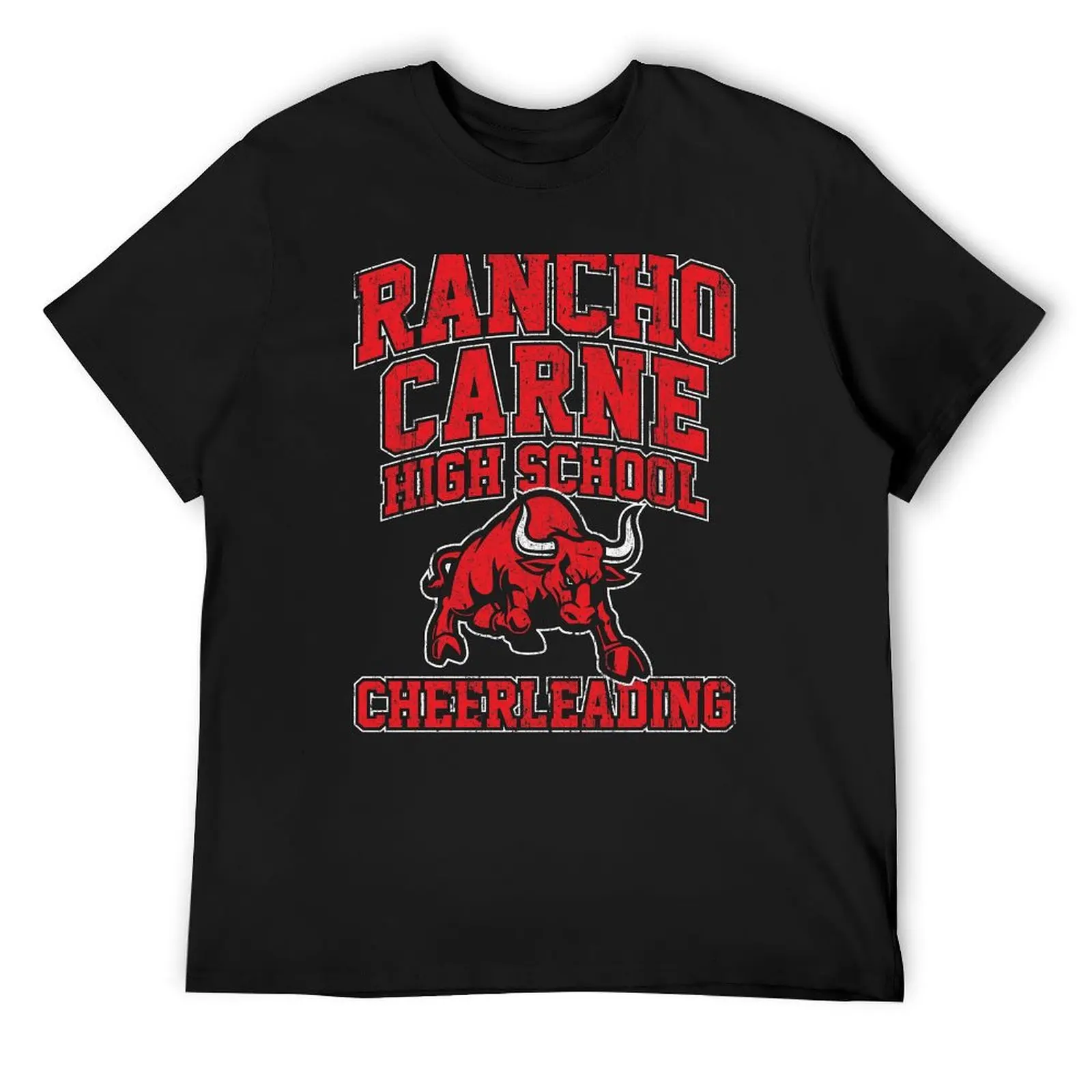 Rancho Carne High School Cheerleading T-Shirt vintage cute tops essential t shirt big and tall t shirts for men