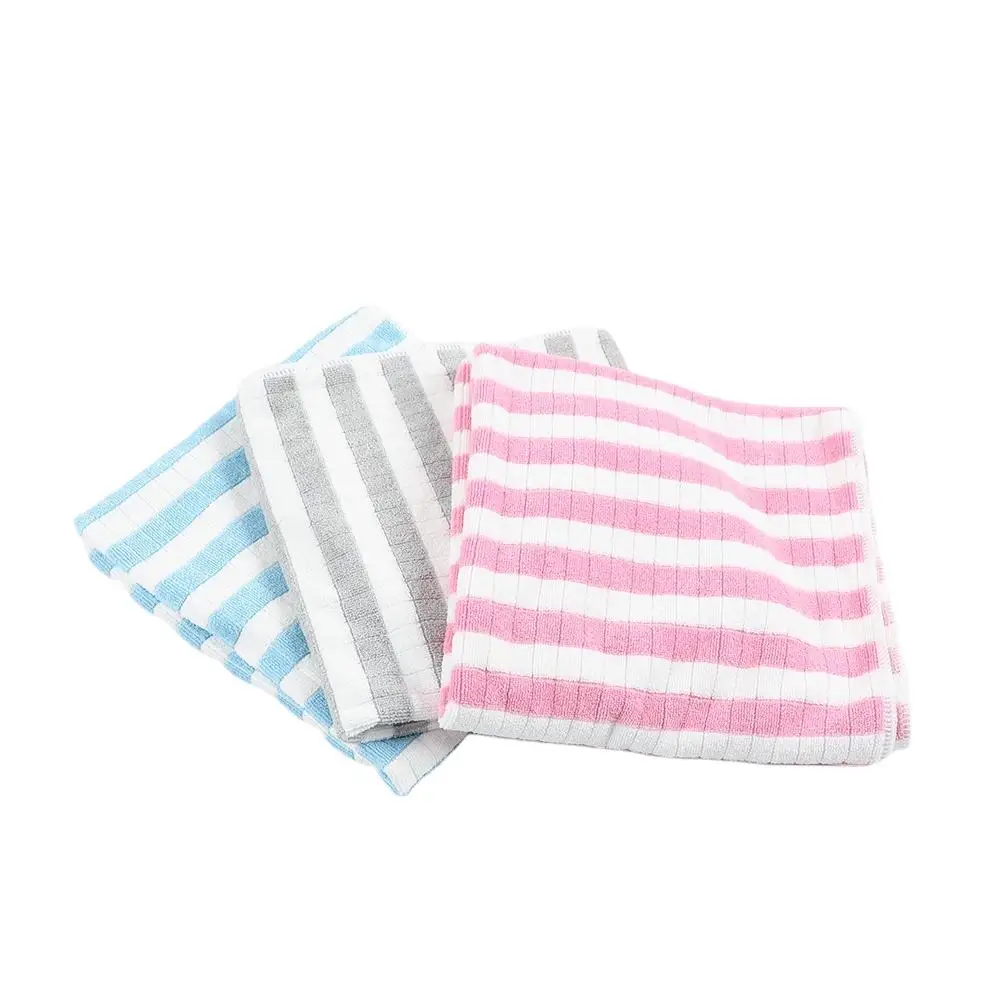 GRS BSCI Wholesale Locking edge microfiber cationic kitchen towel rags household cleaning towels Checked towel prompt goods