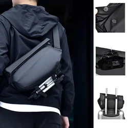 Men's crossbody bag, commuter bag, chest bag, men's messenger bag, cycling bag, motorcycle backpack, sports boy's shoulder bag, trendy