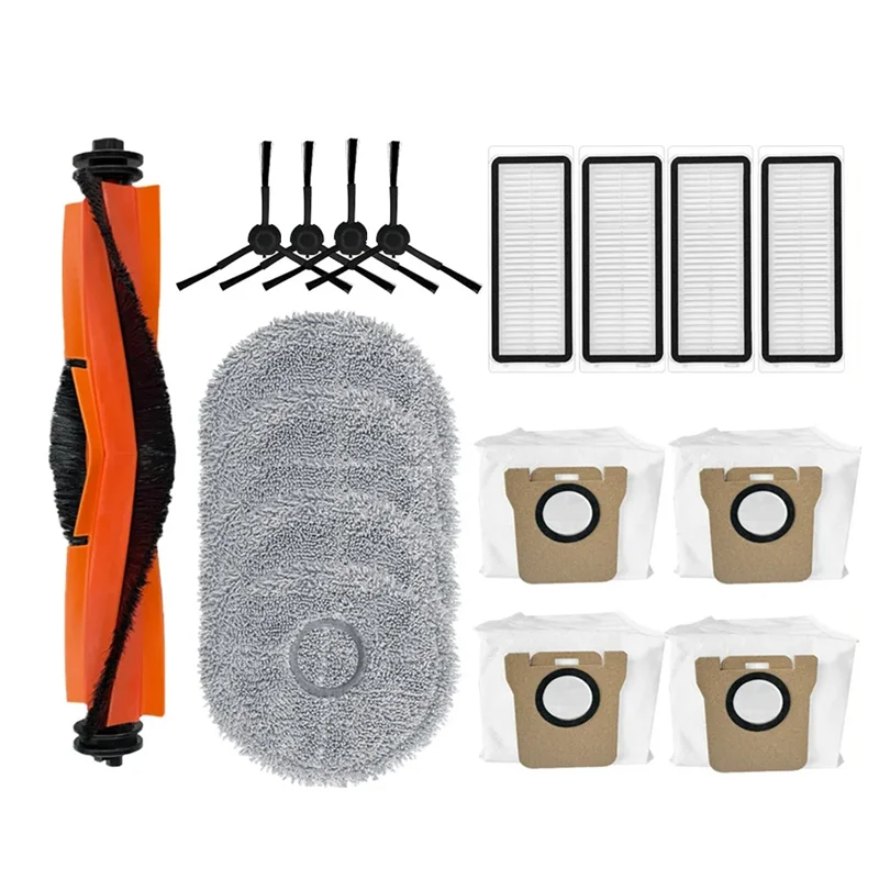 B82B-For Dreame Bot L20 Ultra Robot مكانس Hepa Filter Mop Cloths خرقة كيس لجميع الغبار استبدال أجزاء