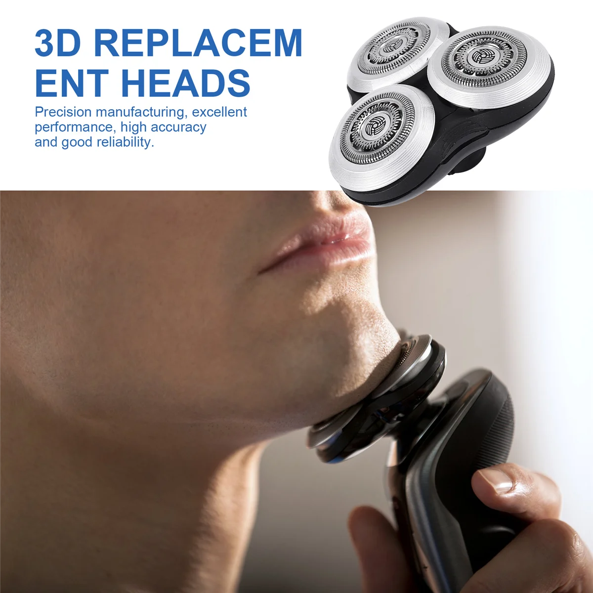 Cabeça de substituição B92A RQ12 PRO para Philips Norelco Series 8000 (SensoTouch 3D) e Arcitec (Norelco 12Xx) -1 pacote