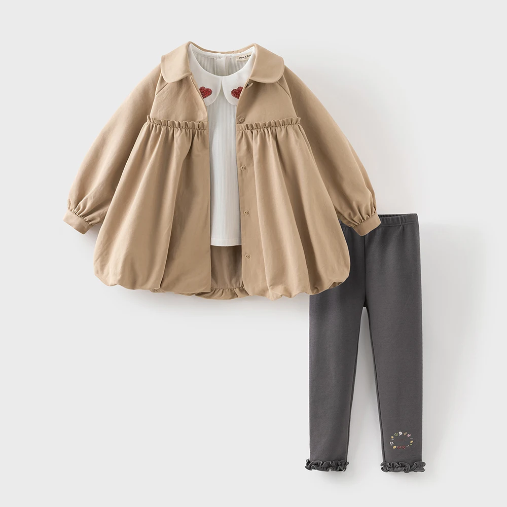 Dave Bella Leggings pour enfants pantalons automne printemps filles pantalons élastiques enfants 7-13 ans Leggings pantalons décontracté en plein air DK3252386