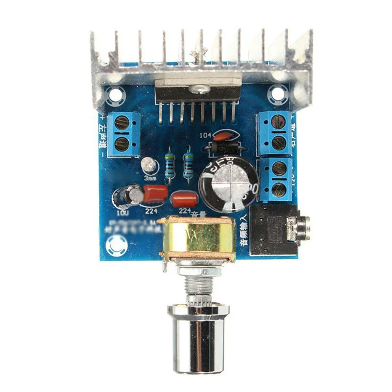 Audio Board Digital Dual-Channel Module Stereo TDA7297 12V 15W+15W 2 Channel 2A 4-8Ω AC/DC Replacement Parts