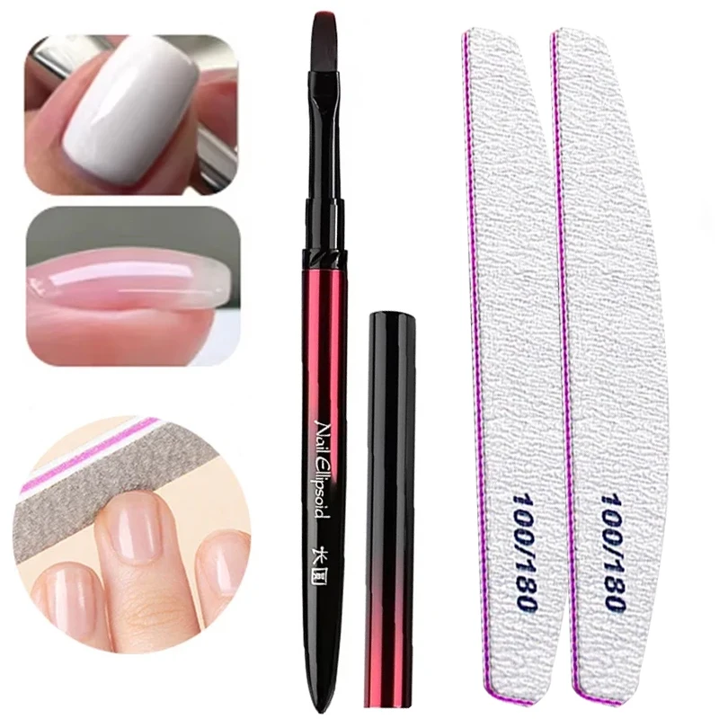 Sandwich Dual Nail Forms 180pcs 15size NEW 2025 Extensions-Dual Forms Coffin Almond Nail Forms Manicure Top Mold Bottom Mold