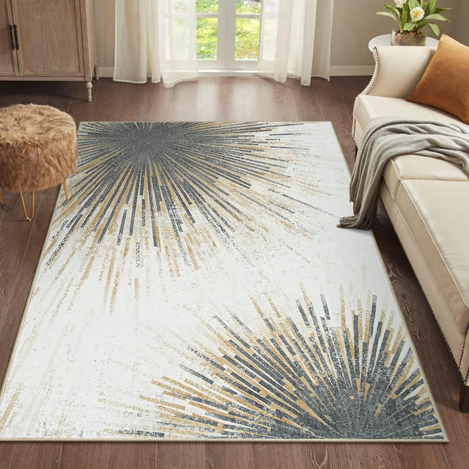 

Living Room Area Rug Washable Non-Slip Soft Bedroom Bedside Floor Mats Long Strip Runner Rugs for Hallway Carpet Home Decoration