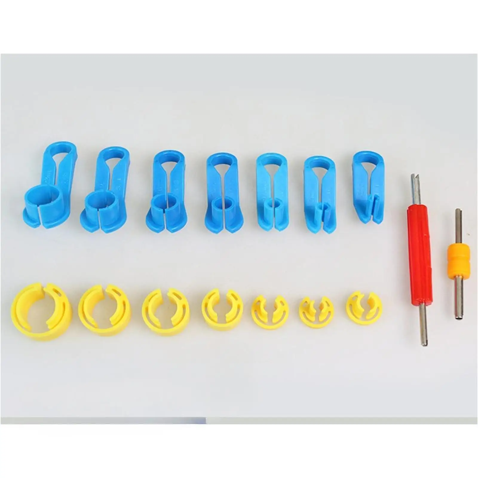 Fuel Line Removal Tool Set Basic Automotive Hand Tools Kit for AC Hose Quick Connector Disassembly