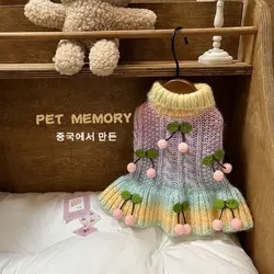 Knitted Dog Fragrant Knitted Sweater Pet Clothing Dogs for Dog Clothes Costume French Bulldog Cute Autumn Winter Boy Mascotas
