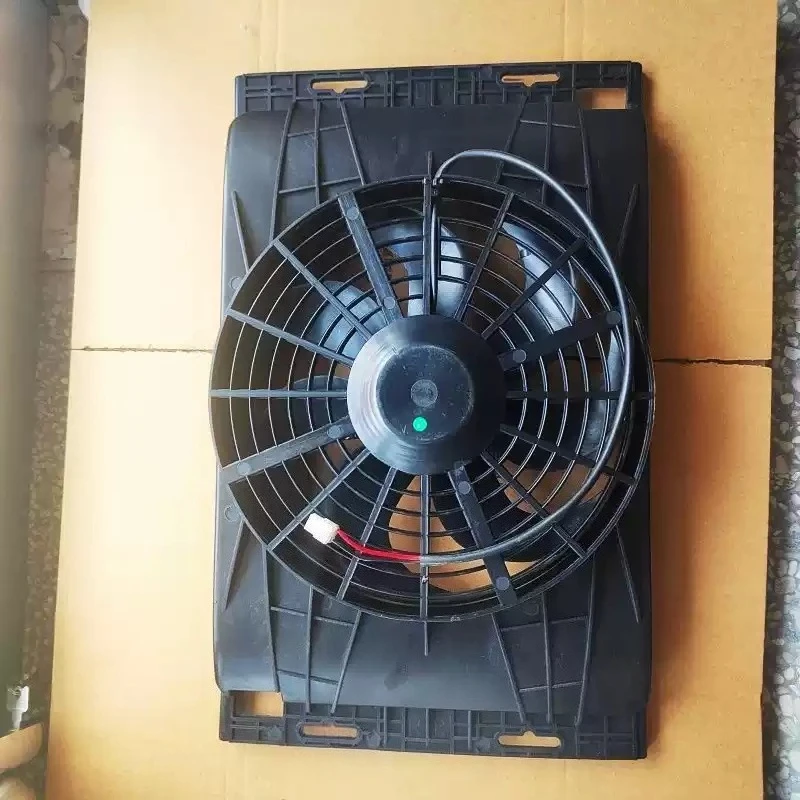 DC24V Vehicle Parking Air Conditioning Cooling Fan High Power Roof Mount Condenser Radiator Fan For Truck Camper RV Large Size