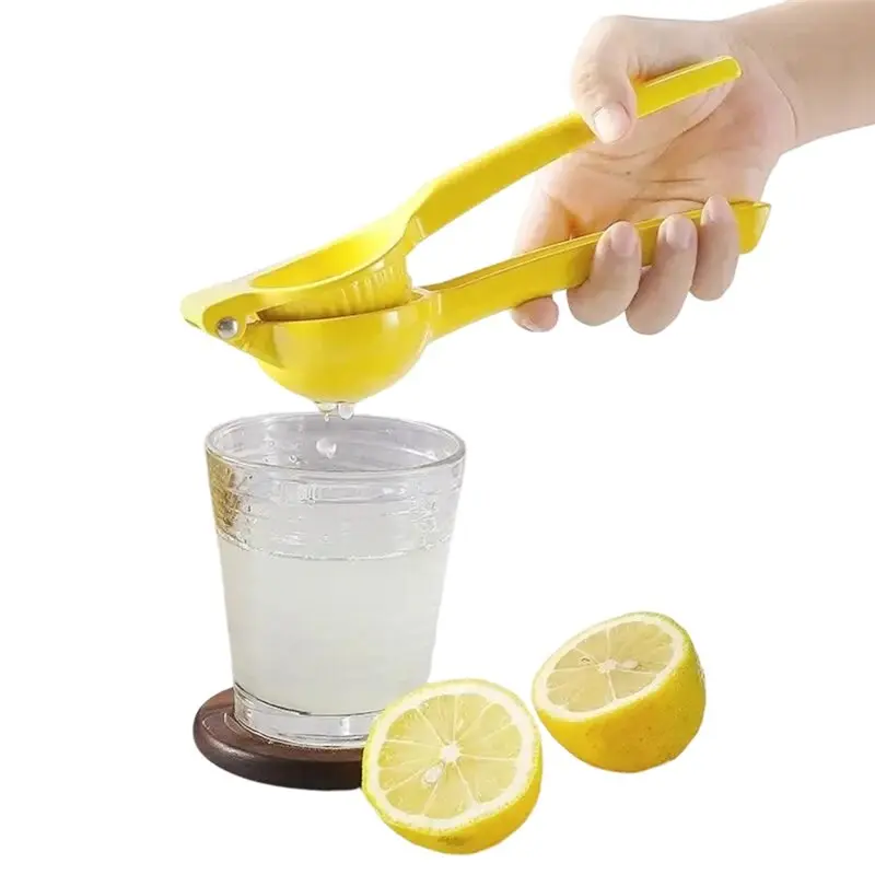 【FLASH DEAL】Kitchen Tool Home Manual Lemon Squeezer Aluminum Alloy Hand Pressed Orange Fruit Juicer Portable Practical Mini Blen