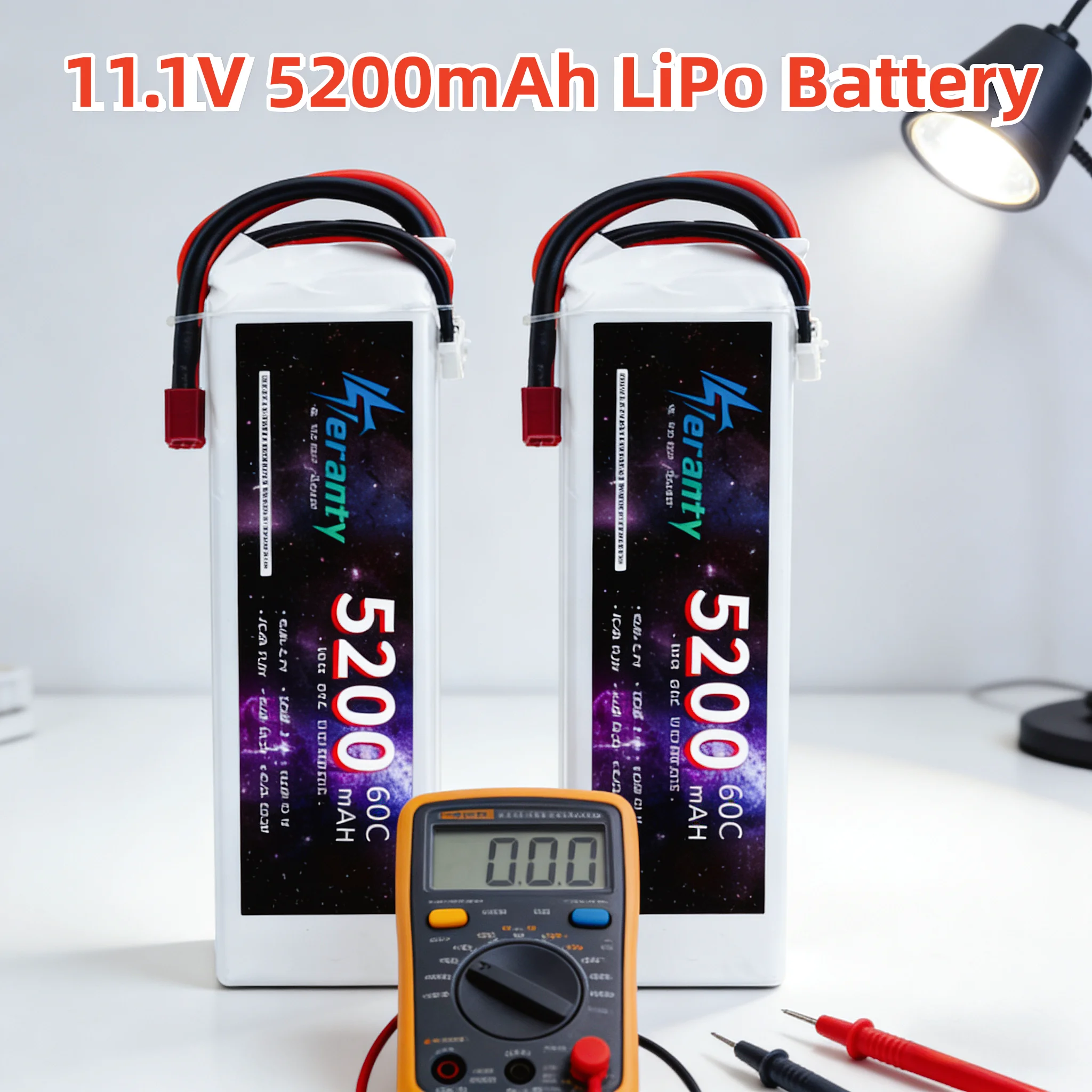 11.1V Battery 3S Lipo Battery 11.1V 5200mah 60C For RC Car Quadcopter Drone Airplane Helicopter With XT60 Deans T XT90 EC5