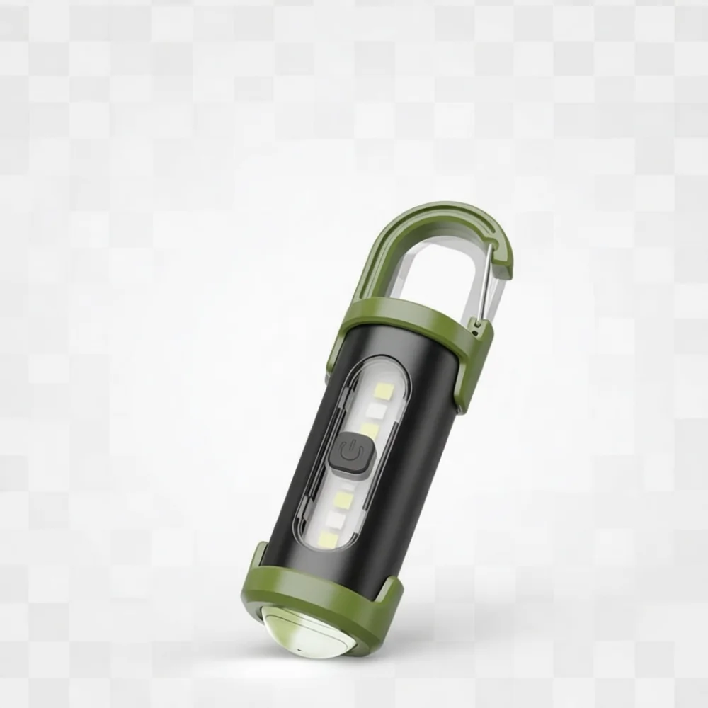 Portable LED Keychain Torch Rechargeable Mini Flashlight Pocket Light For Camping Hunting Fishing Night Riding Patrol