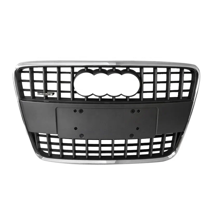 car auto front bumper grille Factory price high quality mesh ABS chrome black gray grill for Audi Q7 2006-2015