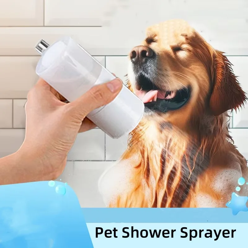 Automatic Foaming Pet Bath Cleaner Foaming Machine Dog Wash Hose Attachment Spray and Wash Dogs Quickly and Easily