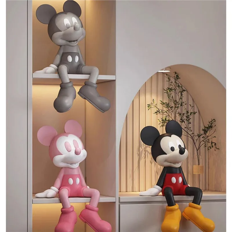 

Disney 29cm Mickey Mouse Minnie Toy Peripherals Desktop Ornaments Home Furniture Gifts Birthday Cute Sitting Posture Fashionable