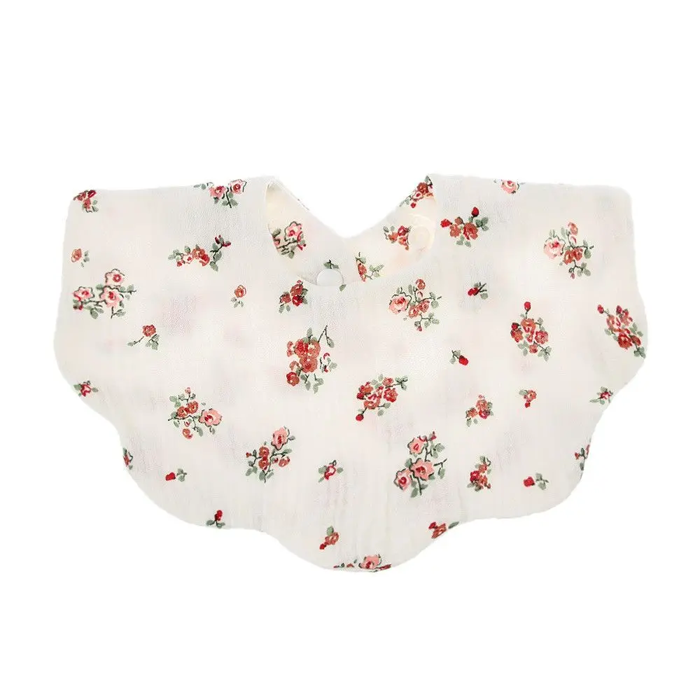 

Flower for Girl Boy Bandana Kid Drool Bib Infant Scarf Newborn Bib Feeding Saliva Towel Baby Bibs