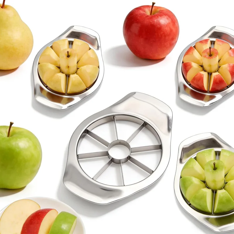 Easy To Use Fruit Cutting Tool Stainless Steel Slicer Peeler Set For Apple Orange Household Kitchen Gadget Accessories