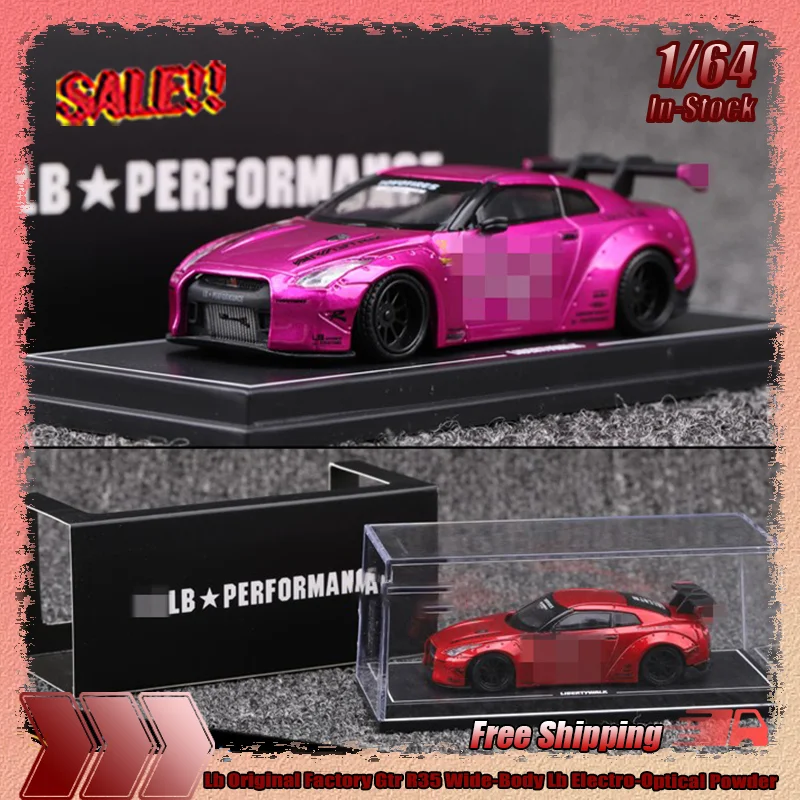 

В наличии Lb Original Factory 1:64 Gtr R35 Wide-Body Lb электрооптический порошок моделирование сплава миниатюрная литая модель автомобиля игрушки