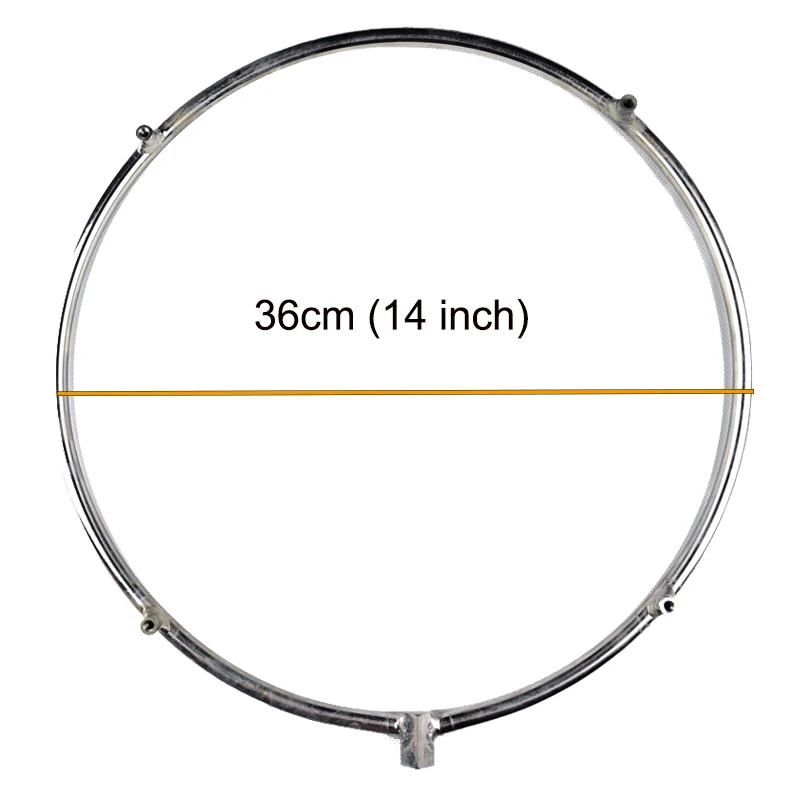 14 Inch Stainless Steel Misting Ring Kit 4 Brass Nozzles 3 16 Thread 1 Filter Pcs 3 4 Faucet Connector