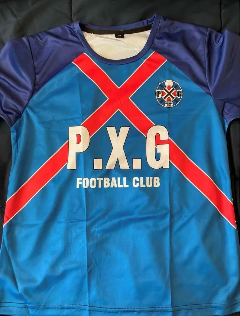 

Мужская летняя одежда Blue Lock P.X.G, Джерси, Джерси японского аниме, спортивная футболка с круглым вырезом, быстросохнущая, впитывающая пот, мото