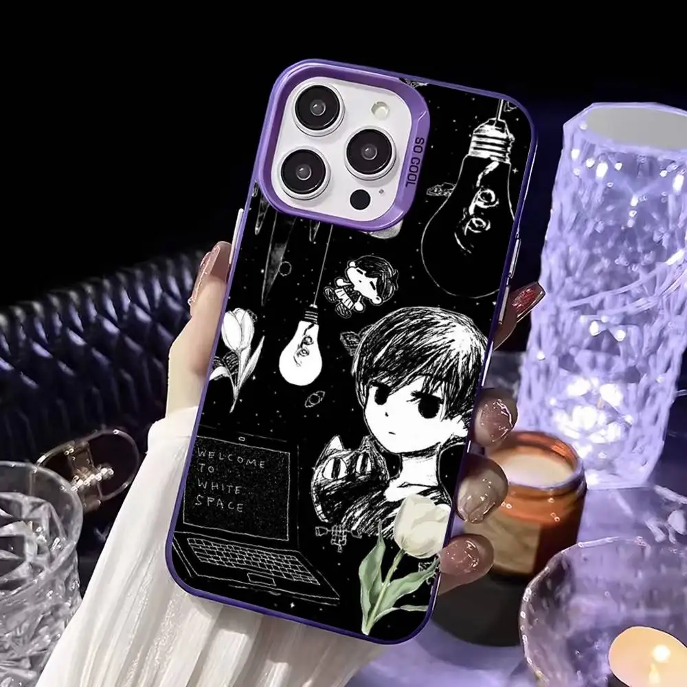 حافظة هاتف ألعاب O-Omori لهاتف iPhone17,16,15,14,13,12,11,Mini,Pro,SE,MAX,plus,Purple Matte غطاء سيليكون #4