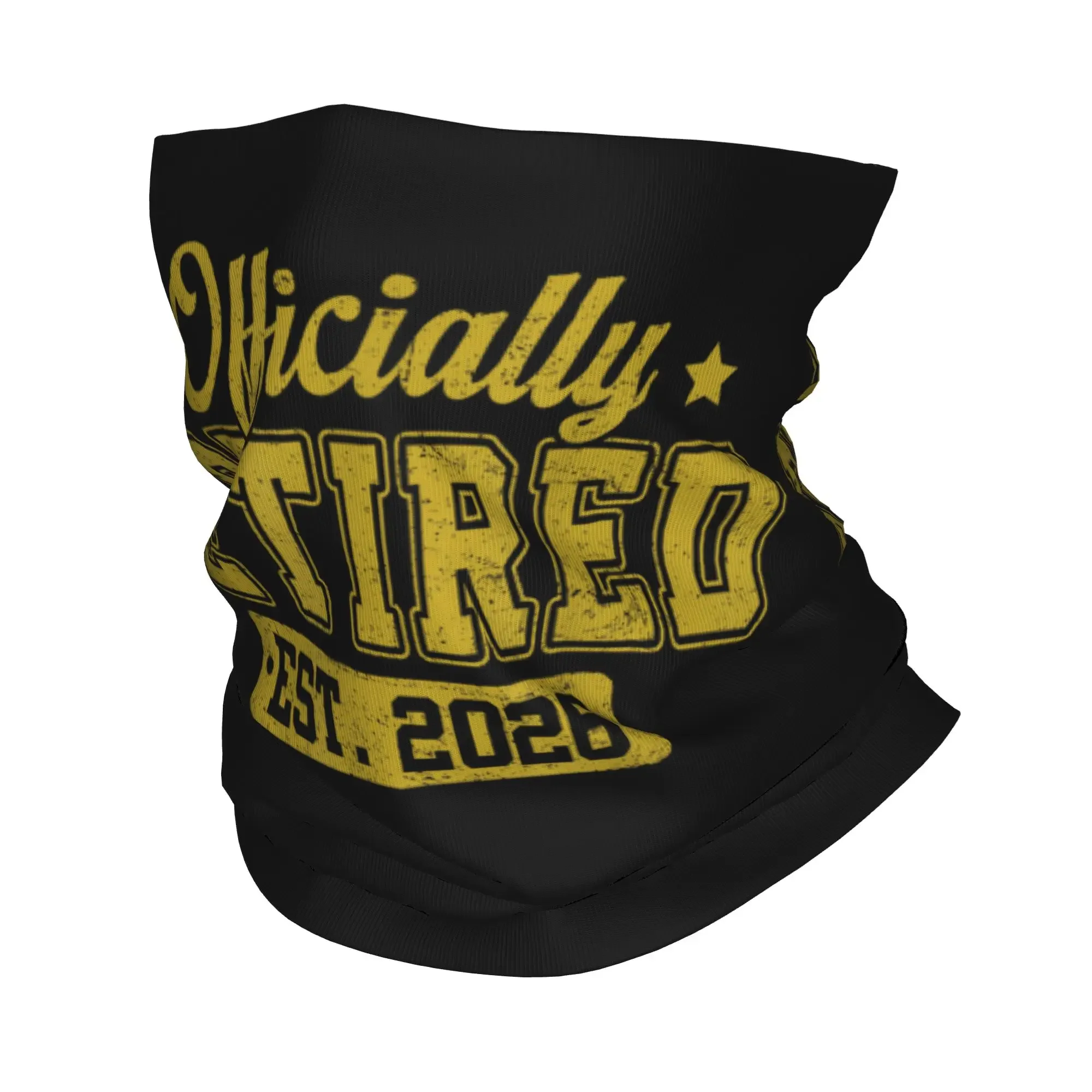New Retired 2026 Funny Retirement Humor Bandana Neck Gaiter Printed Balaclavas Face Mask Scarf Headband Outdoor Adult All Season