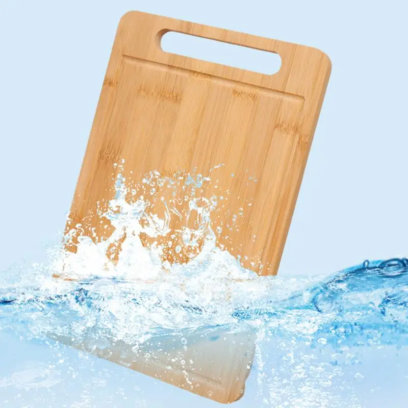 wood cutting boards Household double-sided bamboo cutting board vertical wear-resistant kitchen cutting board for home outdoor