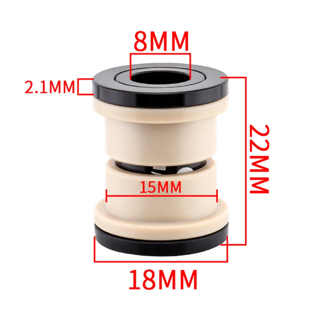 1pc Bicycle Soft Tail Rear Shock-Absorbing Bushing DU Shock-Absorbing Bushing 22-68mm Bike Shock Absorber Rear Tank Pivot Point