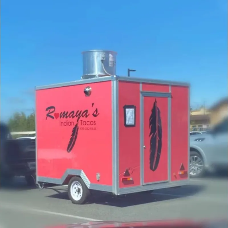 Wholesale Price Mobile Food Trailer Van, Multifunctional Fast Food Catering Dessert Vending Cart