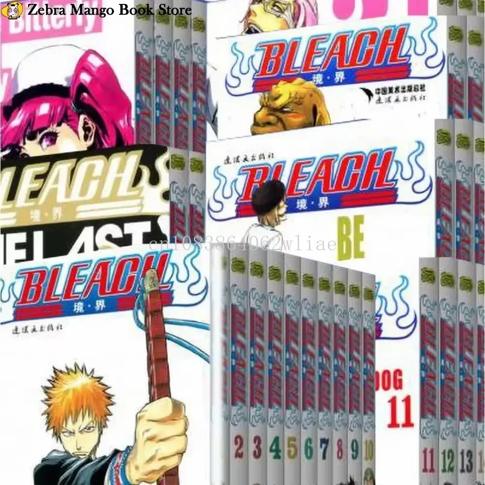 74 libros Realm Bleach cómic Kubo Taito BLEAC Japón jóvenes adolescentes fantasía ciencia misterio suspenso Manga cómic inglés