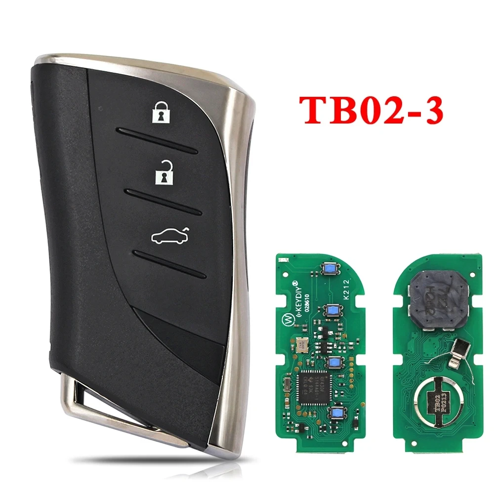 KEYDIY 8A Smart Car Key Universal KD Remote TB02-3 TB02-4 for Lexus ES300h ES350 GX460 LS500 FCCID: 0440 3410 Auto 3/4 Button