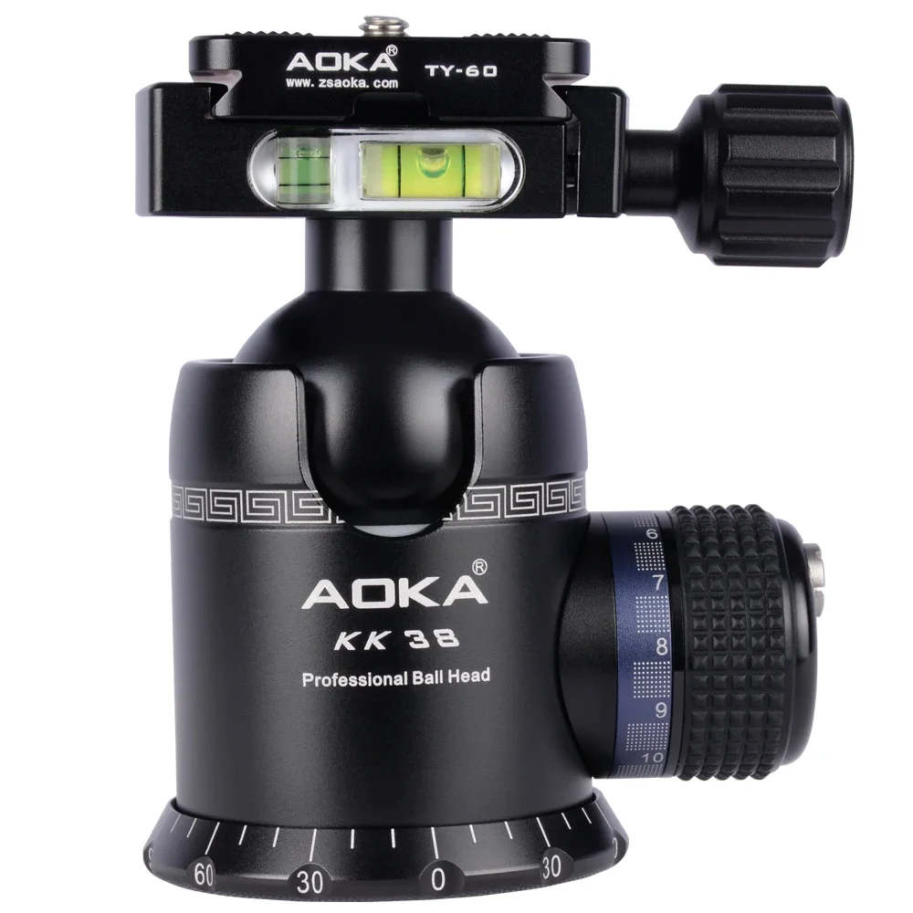 Cabeça esférica para tripé de câmera profissional