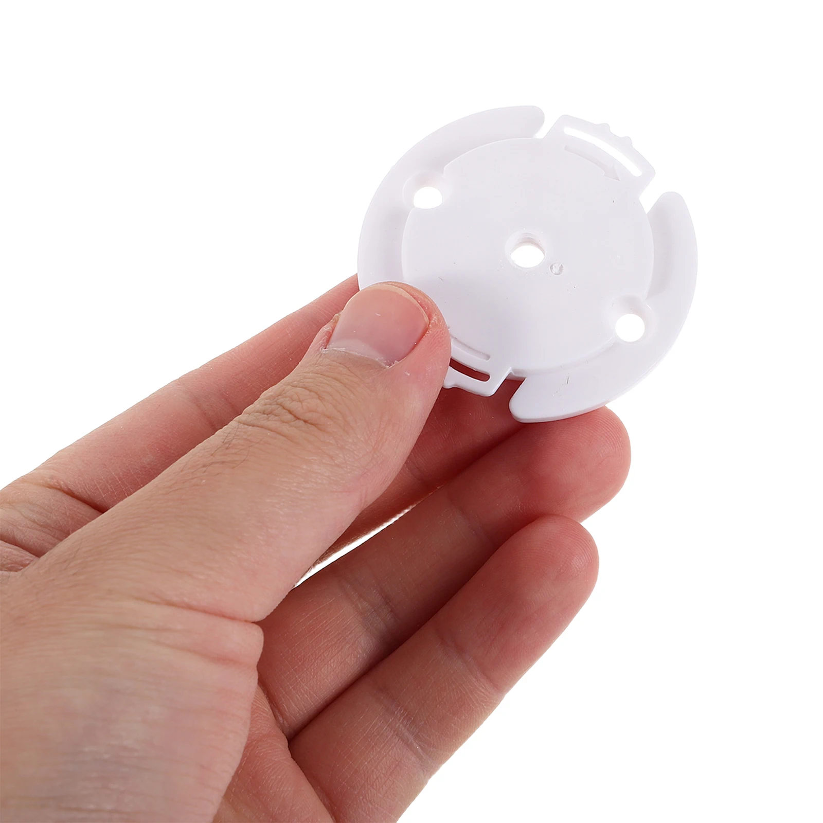 

20pcs Camera Base Stand: Round Plastic Indoor Security Camera Mount For Stable Clear Footage Compact Disk-Shaped Platform