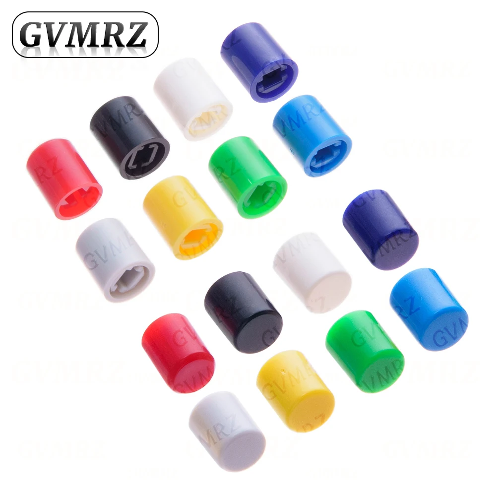 20PCS A11 cap are suitable for A03 PS-22F03 6pins Directly key switch self-locking Black Red White Yellow Green Blue Cap